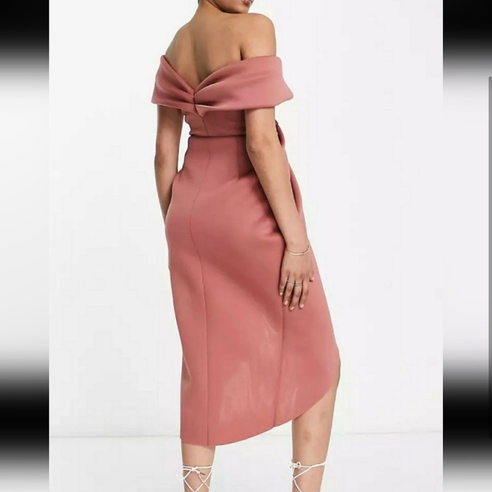 Asos Design Off Shoulder Dress Size 4